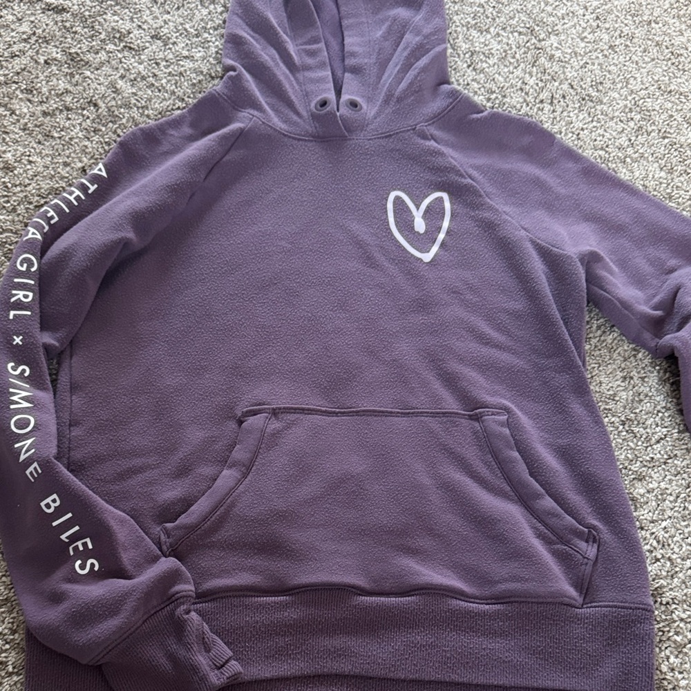 Athleta Purple Heart Hoodie